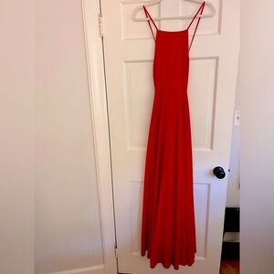Red Lulus Maxi Dress